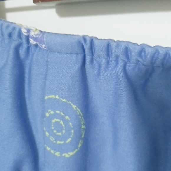 Holly Lane 8 Skort Cotton Tennis Golf Athletic in Blue Lime - Picture 3 of 7